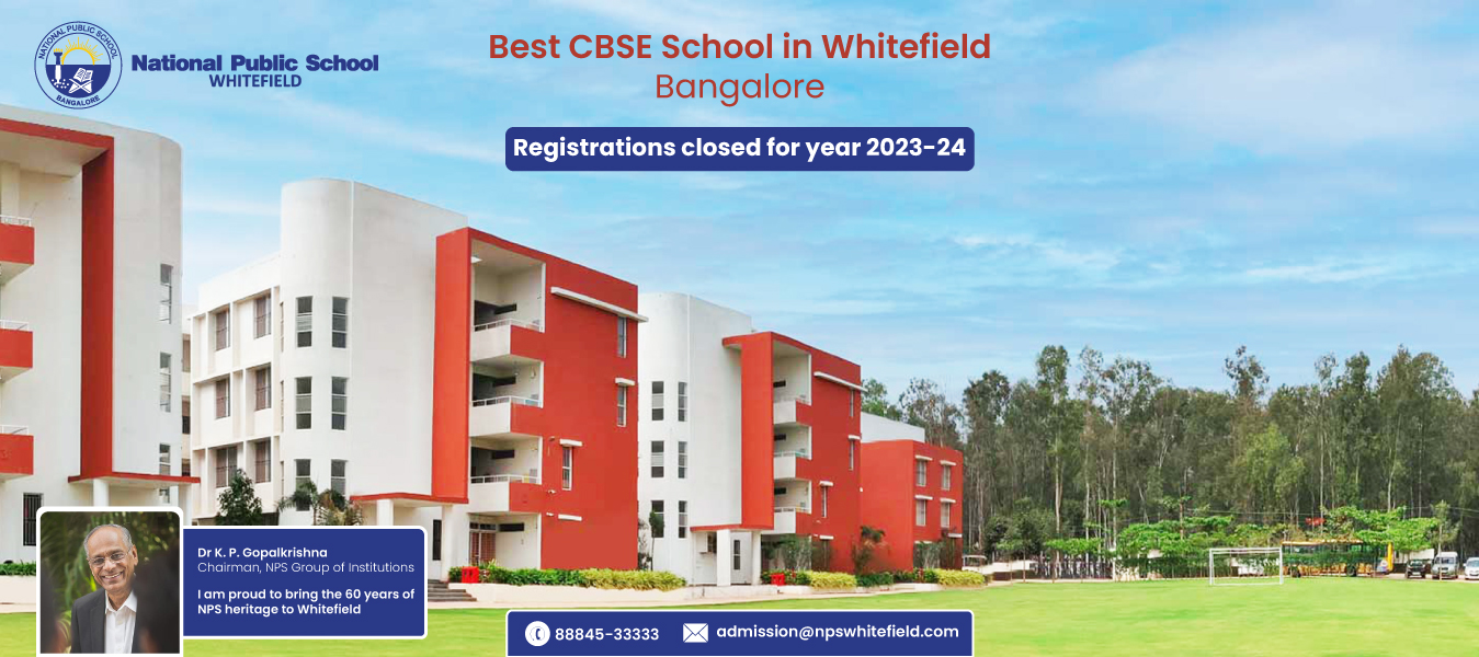 Top CBSE Schools in Whitefield, Bangalore.